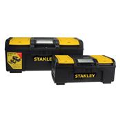 Stanley One Touch Diy Twin Pack Tool Boxes 1x16