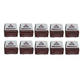 (pack Of 100) 8-10 Brown Plastic Expansion Wall Plugs