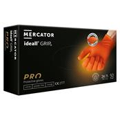 (pack Of 50) Ideall Grip Xxlarge Black PF Nitrile Disposable Gloves