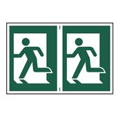 Safety Sign - Running Man Left