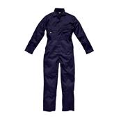 NAVY  STUD FRONT COVERALL