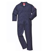 BIZWELD REG NAVY FLAME RESISTANT COVERALL
