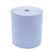 Perform Pw3b112 3ply Blue Embossed Paper Works Wiper Roll