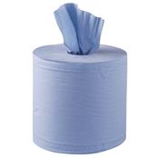 (pack Of 2x350wipes) Envirolite Blue Viscose General Purpose Wiper Rolls