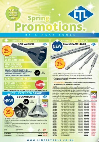 Linear Tools Promotion Spring 2025 *Valid Until 30th June 2025*