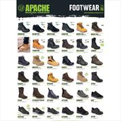 Apache Footwear Wall Chart 2025