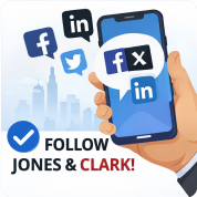 Follow Jones and Clark on LinkedIn, Facebook and X social media