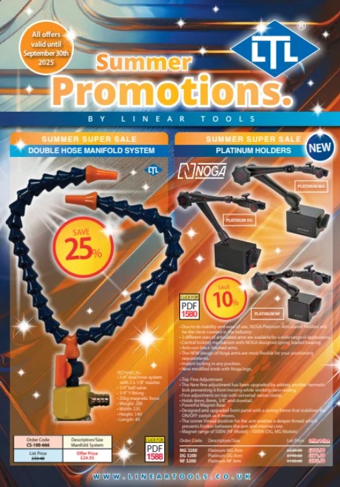 Linear Tools Promotion Summer 2025 *Valid Until 30th September 2025*