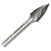 M12x25x6mm Pointed Tree Double Cut Carbide Burr