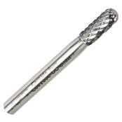 M6x16x6mm Ball Nosed Cylinder Double Cut Carbide Burr