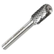 M10x20x6mm Ball Nosed Cylinder Double Cut Carbide Burr