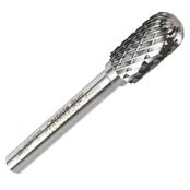 M12x28x6mm Ball Nosed Cone Double Cut Carbide Burr