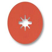 (pack Of 25) 125x22mm 60+grit Sia 4582 Ceramic Fibre Sanding Discs