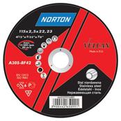 (pack Of 25) 230x2.5x22mm A30s-Bf42 Inox Norton Vulcan DPC Cutting Discs