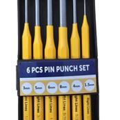 RLPP6 6pce 1.5-8mm Pin Punch Set