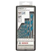 Bosch 5pce Hex Shank Multi Construction Drill Bit Set