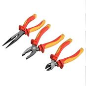 Faithfull 3pce Vde Plier Cutter Set c/w Pouch