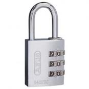 Abus 145 30mm Aluminium Combination  Padlock