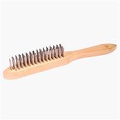 3 Row HD Stainless Steel Hand Scratch Wire Brush