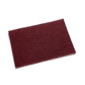 (pack Of 20) Bosch 152x229mm Maroon Very Fine Nonwoven Hand Pads