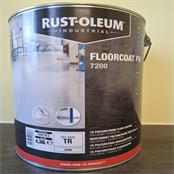 5litre Rustoleum 7250 Black Satin Pu Floor Paint (ral9005)
