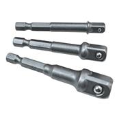 b/s14113  3pce Hex To Square Drive Colour Coded Impact Adaptor Set