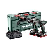 Metabo Sb18ltx  Combi Drill+ Ssd18ltx Impact Driver Twin Pack c/w 2x 4.0ah