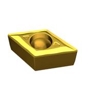 (pack Of 10) Edgetech Dcmt070204-Bf Et801 Positive Turning Carbide Inserts