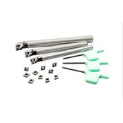 Pramet 3pce SCLCR Boring Bar Kit c/w 10x CCMT060204 T9325 Carbide Inserts