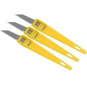 (pack Of 3) Stanley Craft Knives (010601)