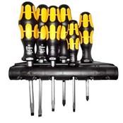 Wera 932/918/6 6pce Chiseldriver Screwdriver Rack Set