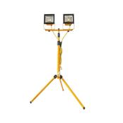 Connexions 110volt Twin Led Telescopic Ip44 Tripod Site Light