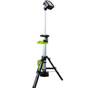 Luceco Titan Telescopic Single 7500lumens Ip20 Rechargeable Work Site Light With