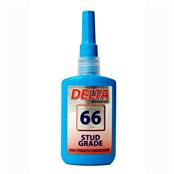 50ml Delta D66 Stud Grade Medium Viscosity Red Threadlock Adhesive
