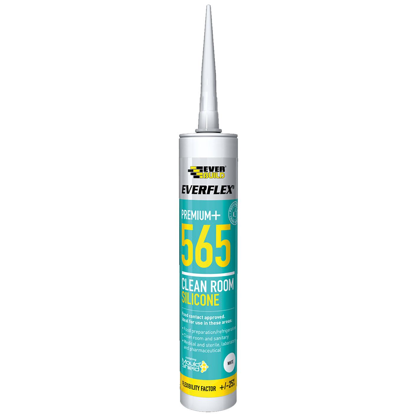 C3 Everbuild Premium 565 White Clean Room Food Grade Silicone Sealant