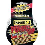 50mmx2.5m Mammoth Powergrip Double Sided Transparent Adhesive Tape