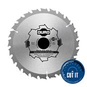 Duro 165x20mm 40teeth TCT Anti Kick Back Circular Saw Blade and 12.75-16mm Bushes