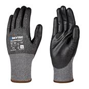 (pack Of 10prs) Skytec Sapphire Nano Size11 Pu Palm Coated Cut Level D Gloves