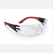 Riley Stream Evo Wraparound Clear Lens Safety Glasses c/w Microfibre Storage Bag