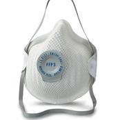 (box Of 16) Moldex 2555 FFP3 Valved Individually Wrapped Dust Masks