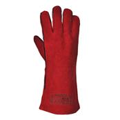 (pack Of 10prs) Parweld P3820 Xlarge Cat2 Red Reinforced Palm Mig Welders Gauntlets