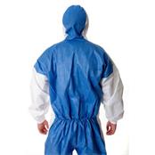 3m 4535 Xlarge white/blue Disposable Hooded Coverall