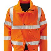 Blackrock Small Orange Hi Vis Ris Bomber Jacket