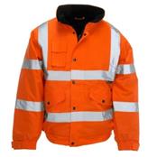 Blackrock Medium Orange Hi Vis Ris Bomber Jacket