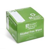 (pack Of 100) Click Medical Alcohol Free Wipes