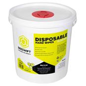 (tub Of 250 Sheets) Click Once Disposable Hand Wipes