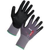 (pack Of 12prs) Pawa PG111 Size11 Nitrile Foam Dotted Palm Coated Gloves