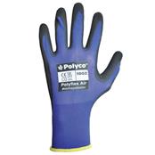 (pack Of 10prs) Polyco Polyflex Air Size 9 Neoprene Palm Coated Gloves