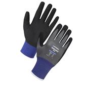 (pack Of 12prs) Duranite Air Size9 Grey Foam Nitrile Palm Coated Gloves