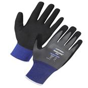 (pack Of 12prs) Duranite Air Size10 Grey Foam Nitrile Palm Coated Gloves